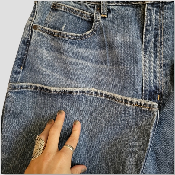 LEVI'S 70s High Flare Denim Blue - Picture 4 of 7